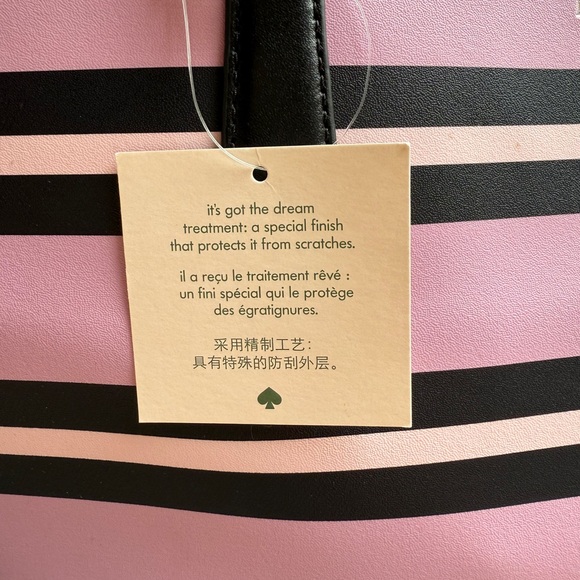 Kate Spade New York Cassie Ottoman Striped Tote (NWT) - Picture 4 of 6
